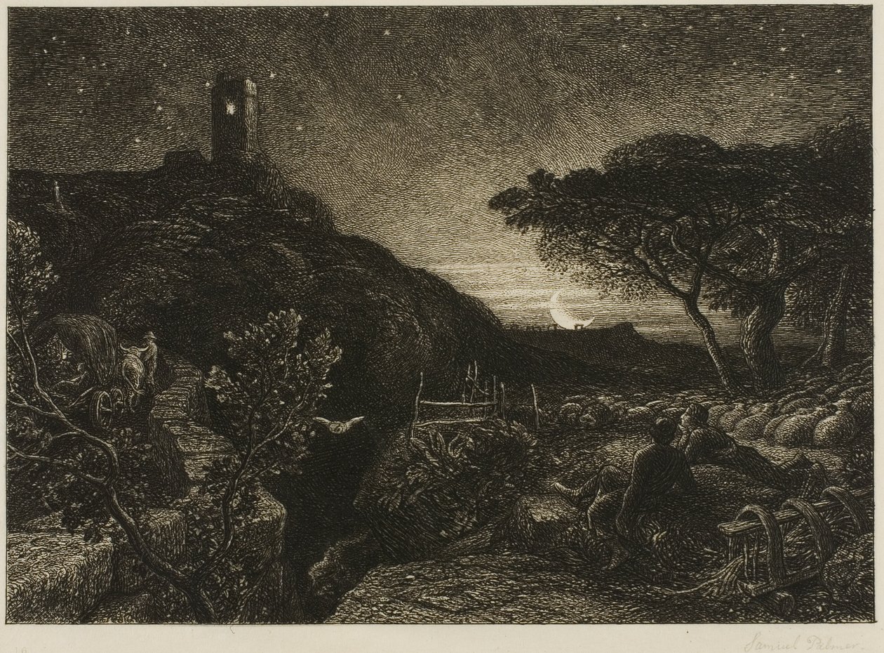 Der einsame Turm von Samuel Palmer