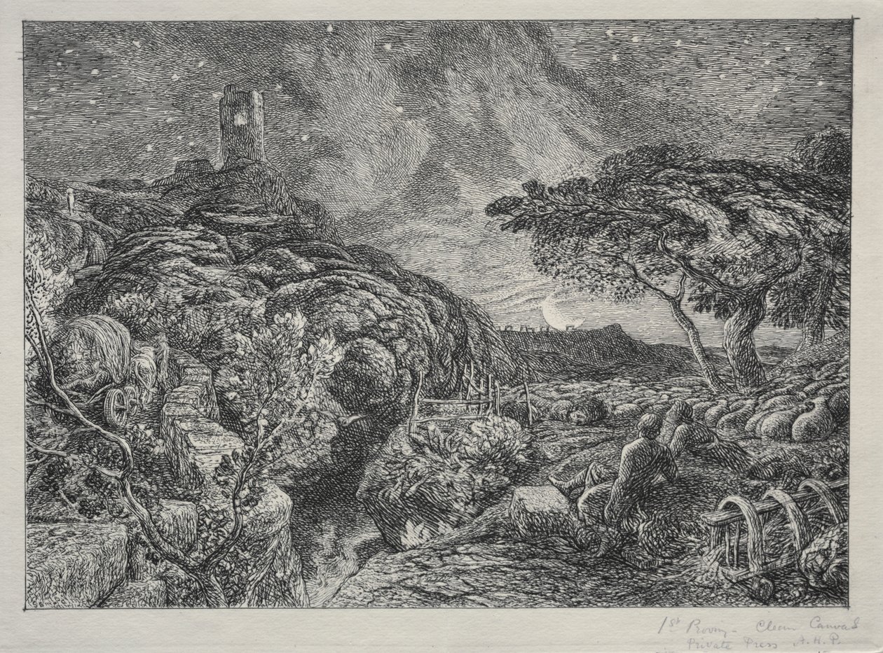 Der einsame Turm von Samuel Palmer