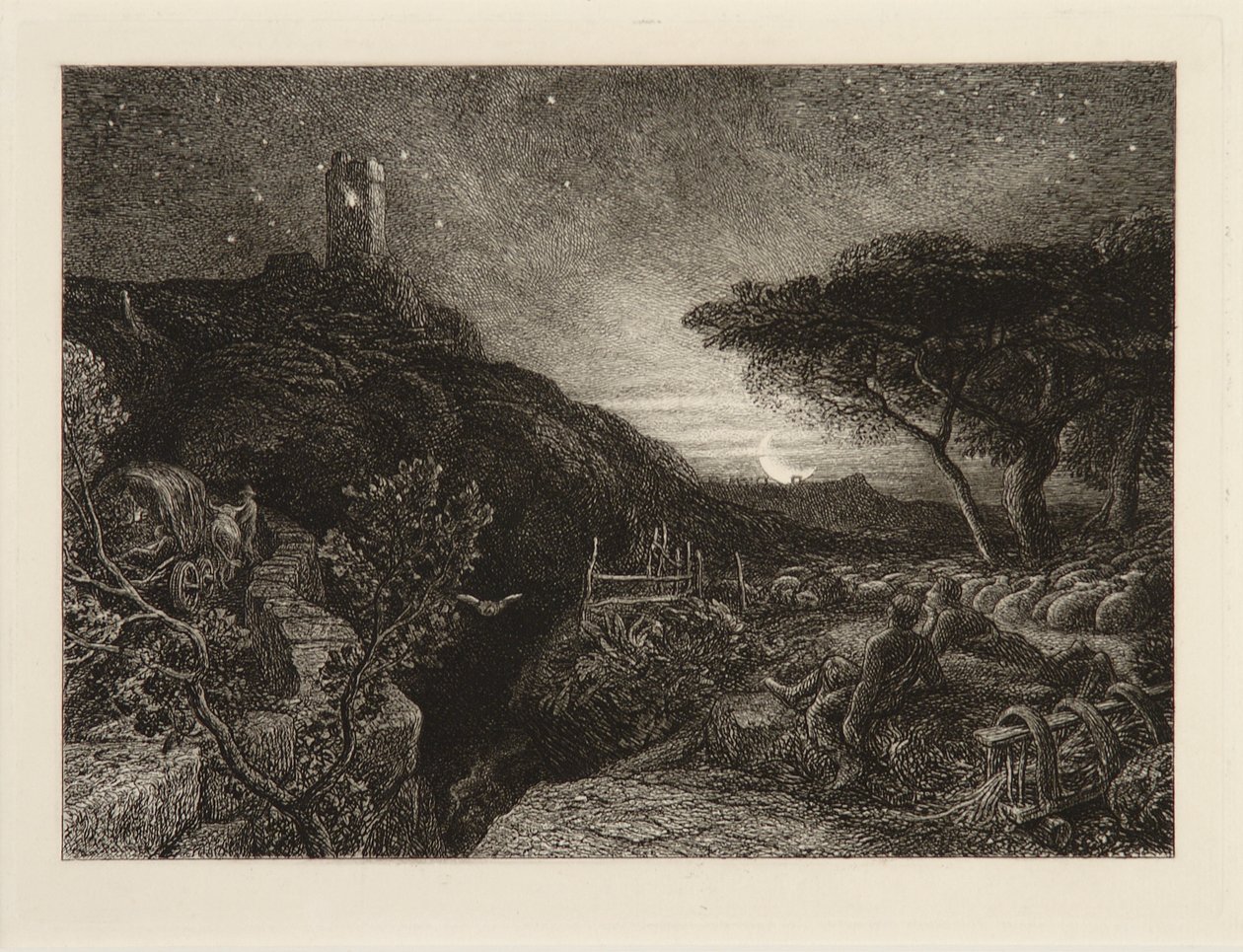 Der einsame Turm von Samuel Palmer
