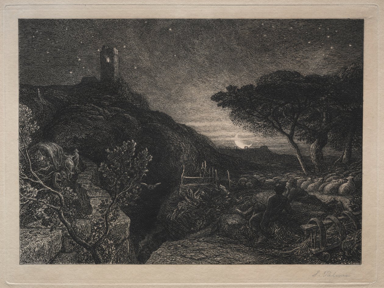 Der einsame Turm von Samuel Palmer