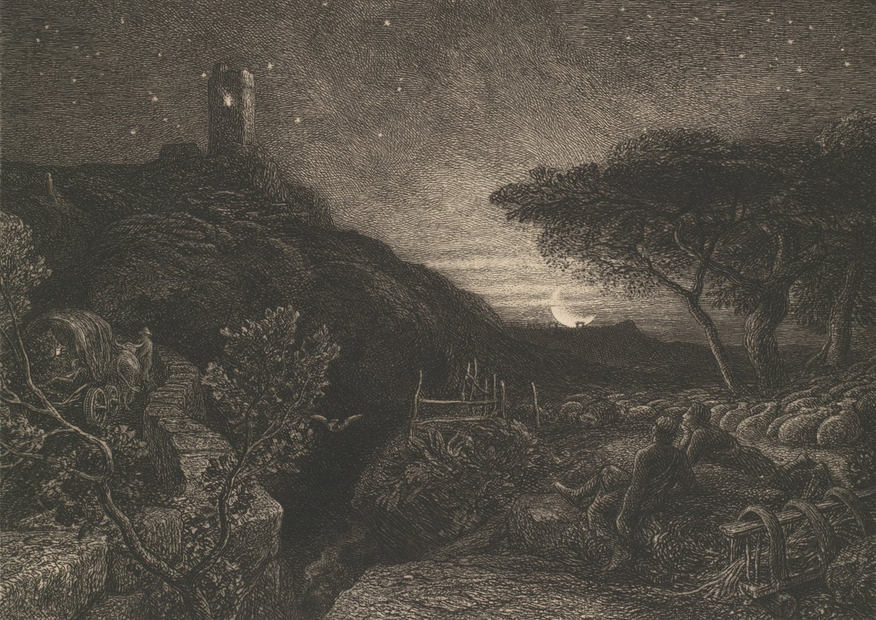 Der einsame Turm von Samuel Palmer