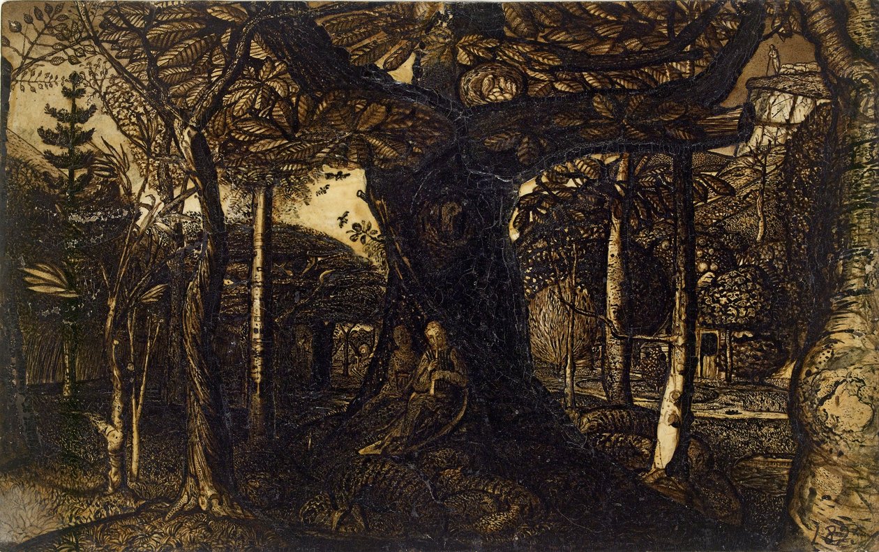 Am Waldrand von Samuel Palmer