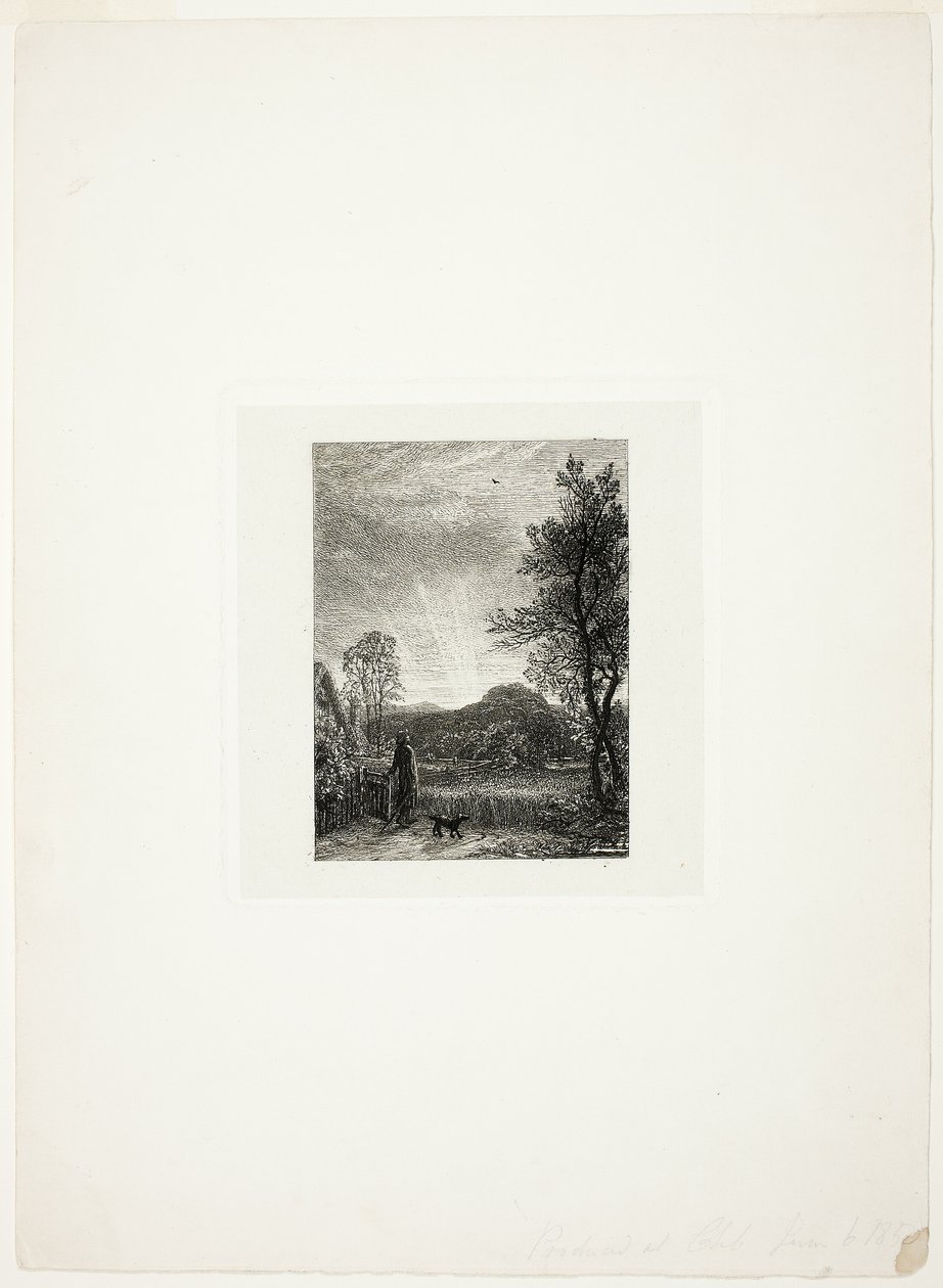 Die Feldlerche von Samuel Palmer