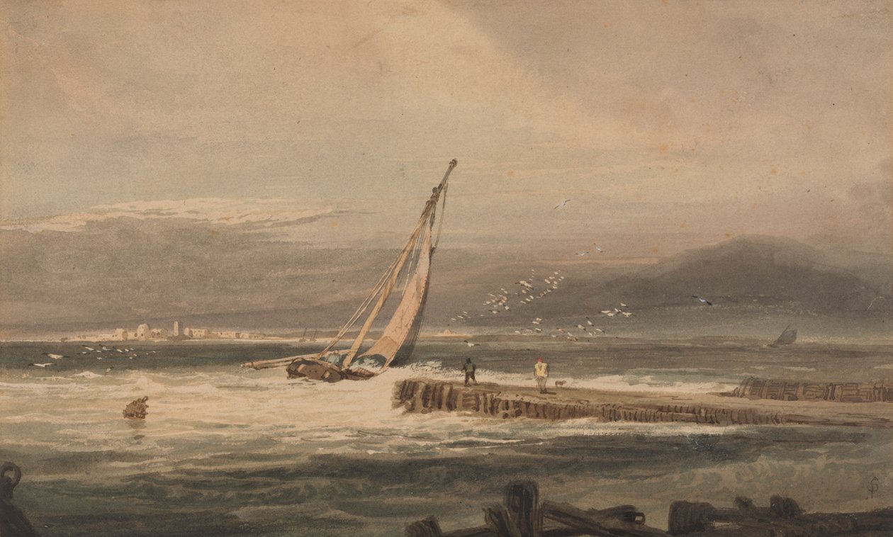Eine steife Brise von Samuel Prout