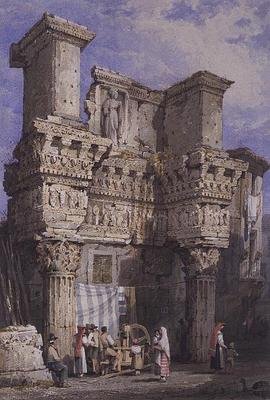 Forum des Nerva, Rom von Samuel Prout