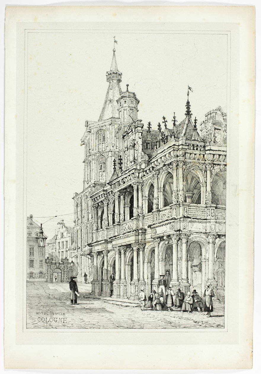 Rathaus, Köln von Samuel Prout