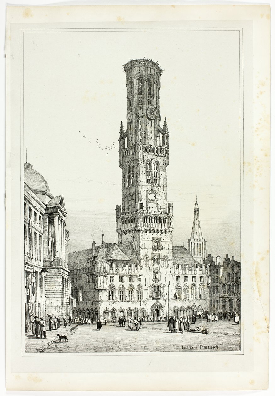 La Halle, Brügge von Samuel Prout