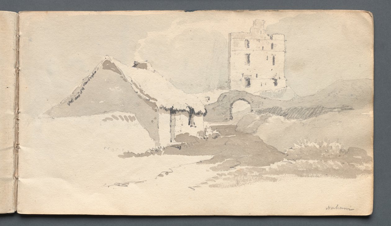 Skizzenbuch: Norham von Samuel Prout