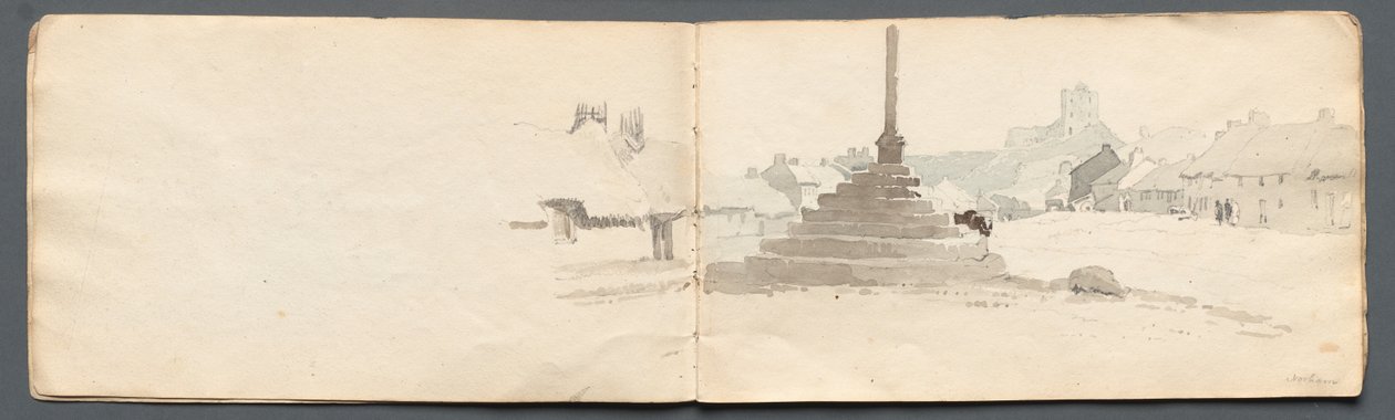 Skizzenbuch: Norham von Samuel Prout