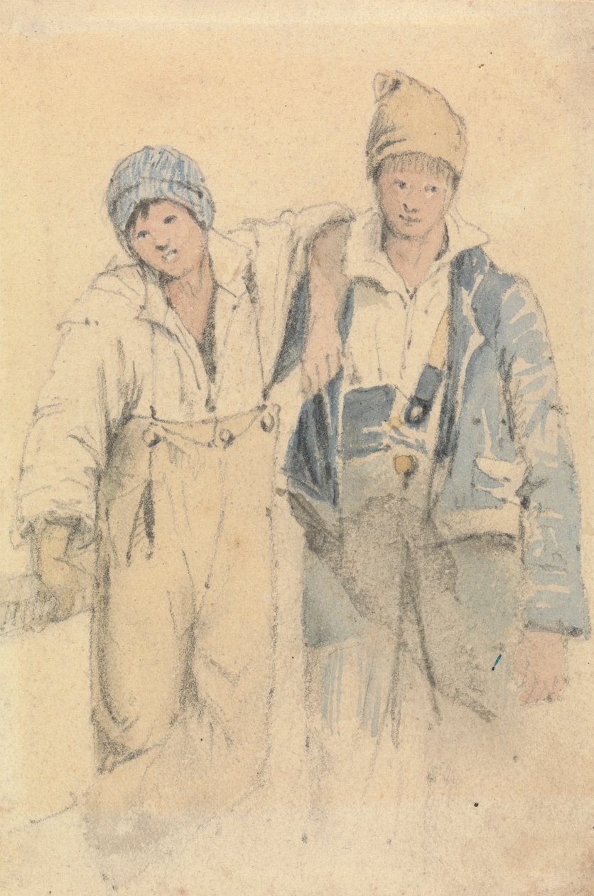 Zwei Jungen von Samuel Prout