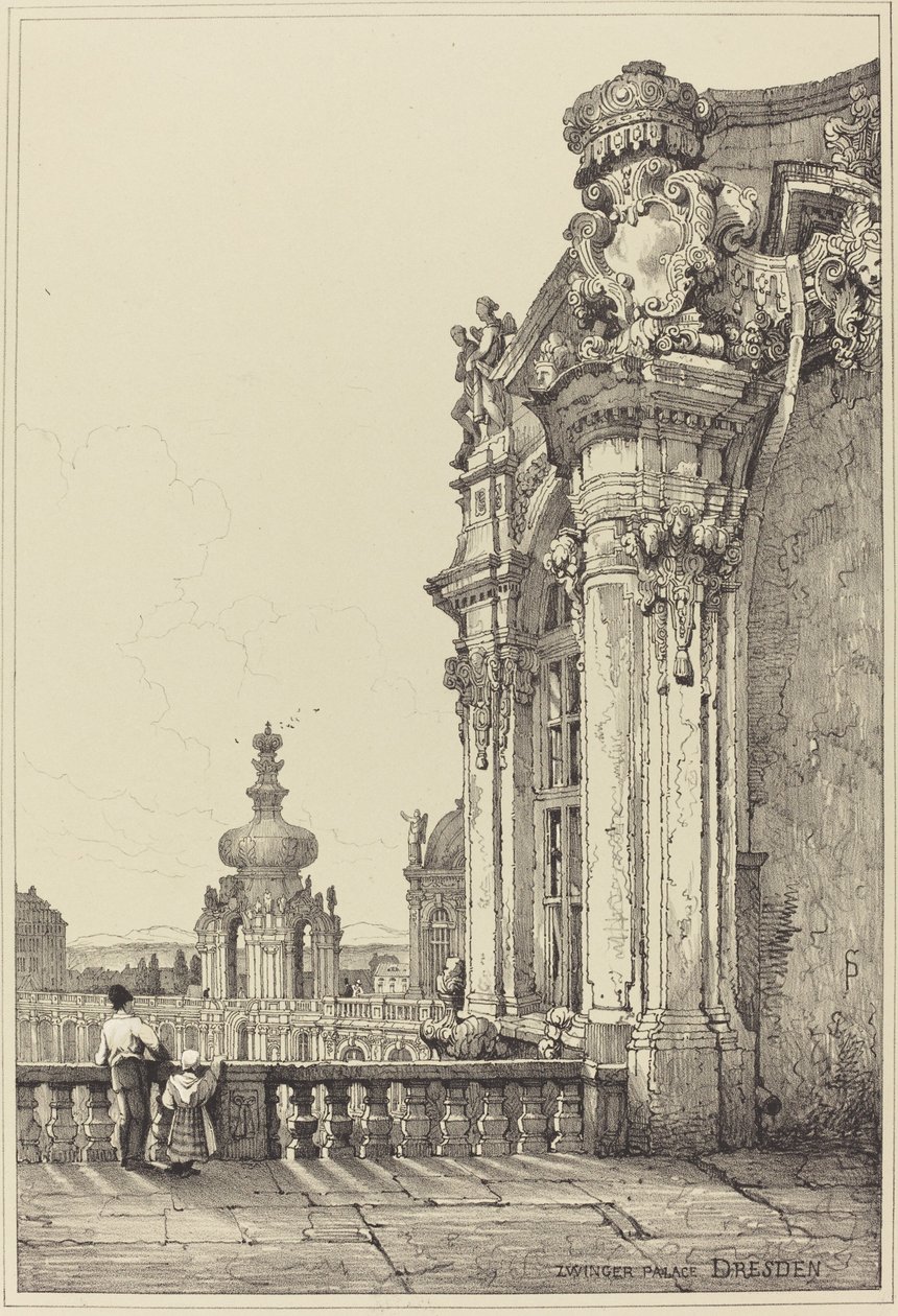 Zwingerpalast, Dresden von Samuel Prout