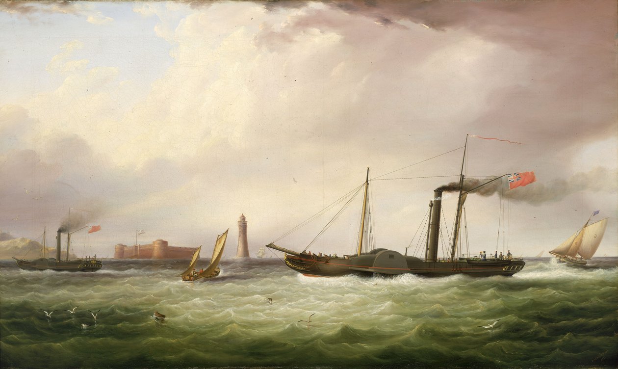 Das Raddampfschiff 