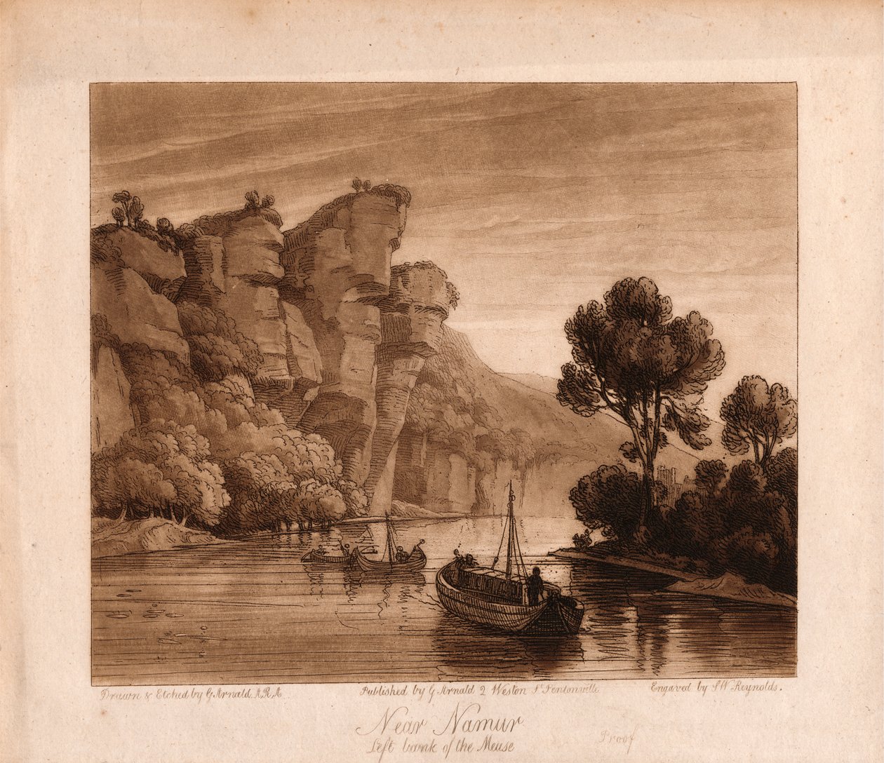 In der Nähe von Namur von Samuel William Reynolds