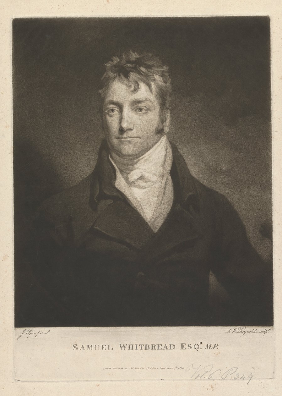 Samuel Whitbread Esq. von Samuel William Reynolds