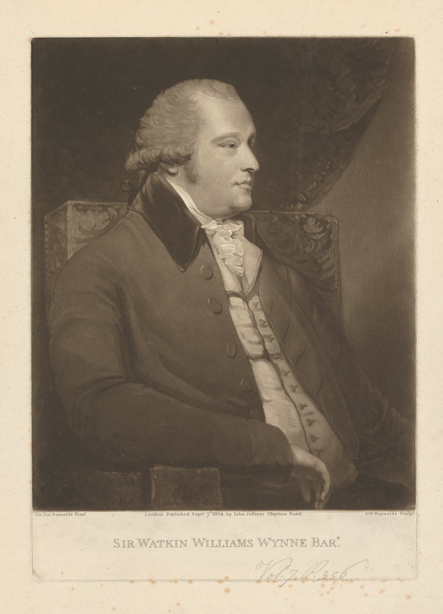 Sir Watkin Williams-Wynn, 4. Baronet Wynn von Samuel William Reynolds