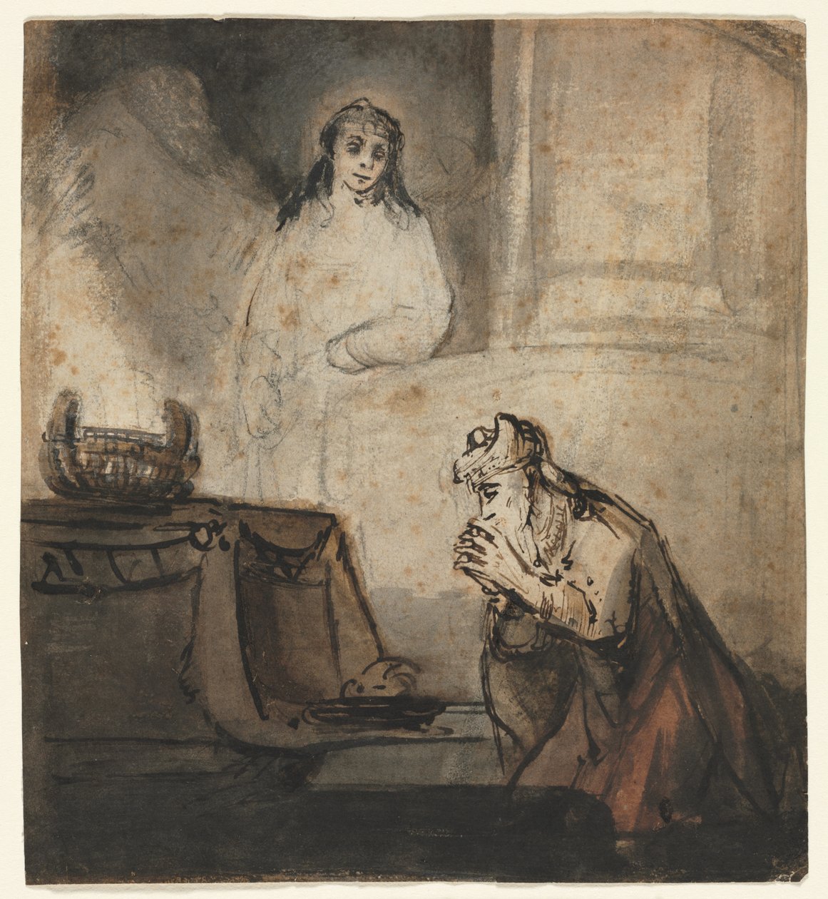 Engel erscheint Zacharias von Samuel van Hoogstraten