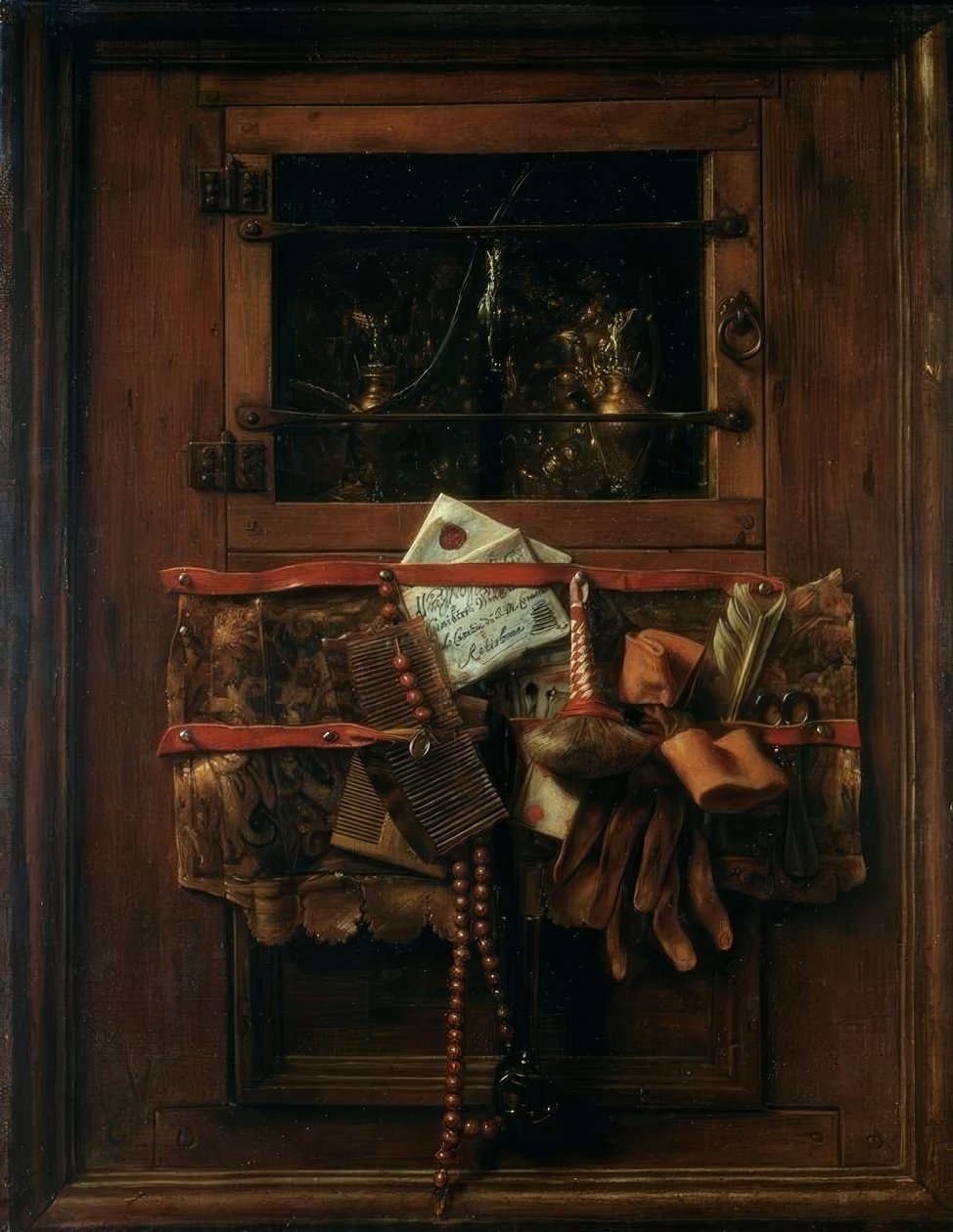 Stilleben mit Brief von Samuel van Hoogstraten