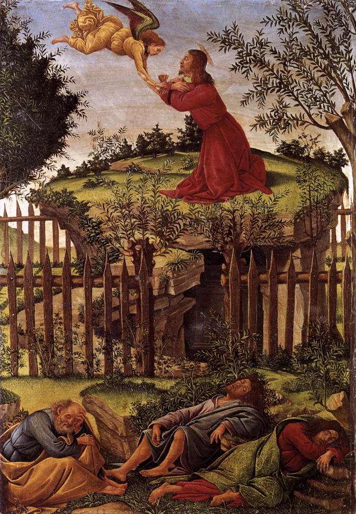 Die Agonie im Garten von Sandro Botticelli