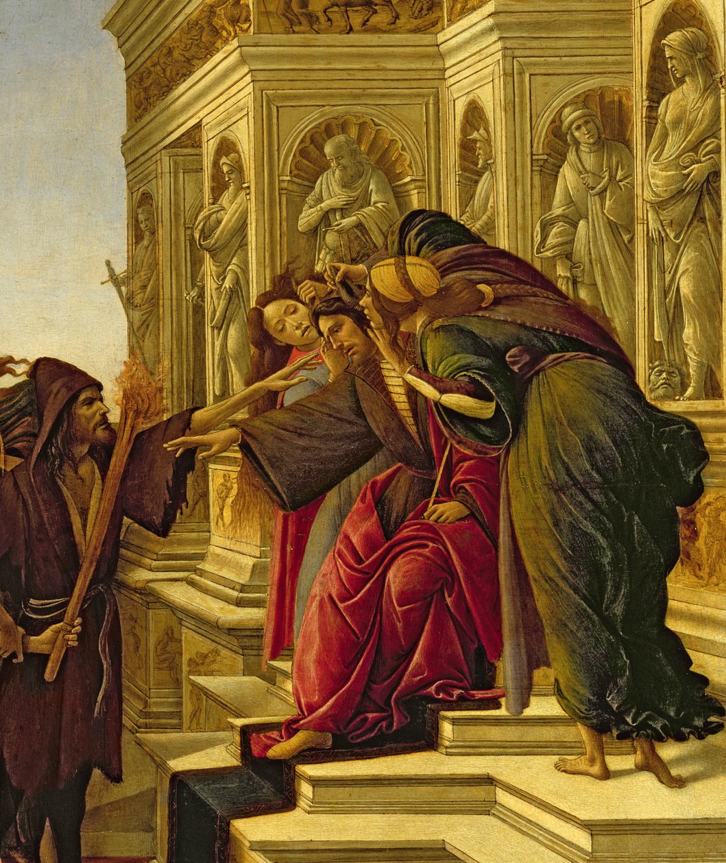 Verleumdung des Apelles, 1497-98 (Detail) von Sandro Botticelli