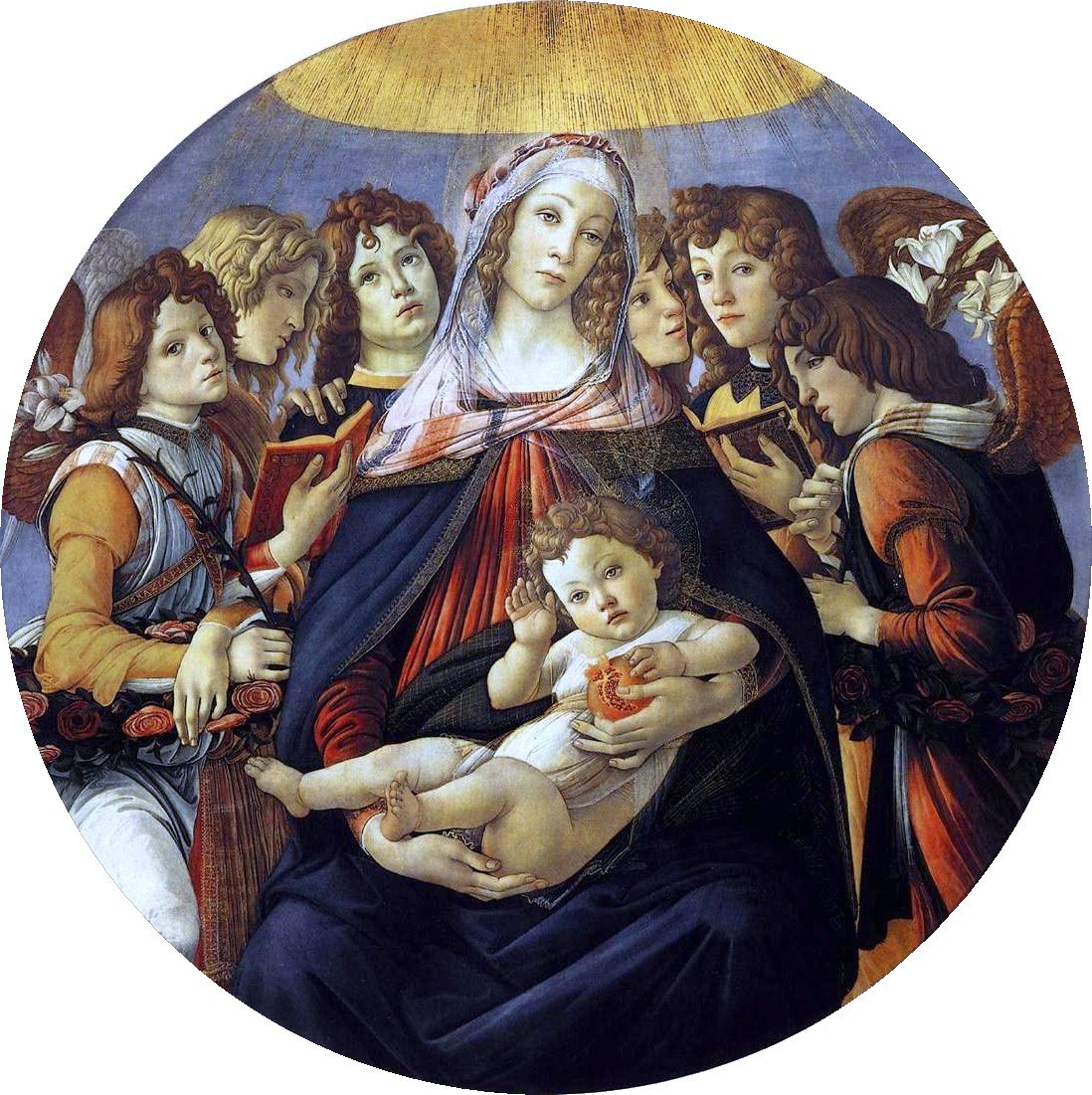 Madonna des Granatapfels von Sandro Botticelli