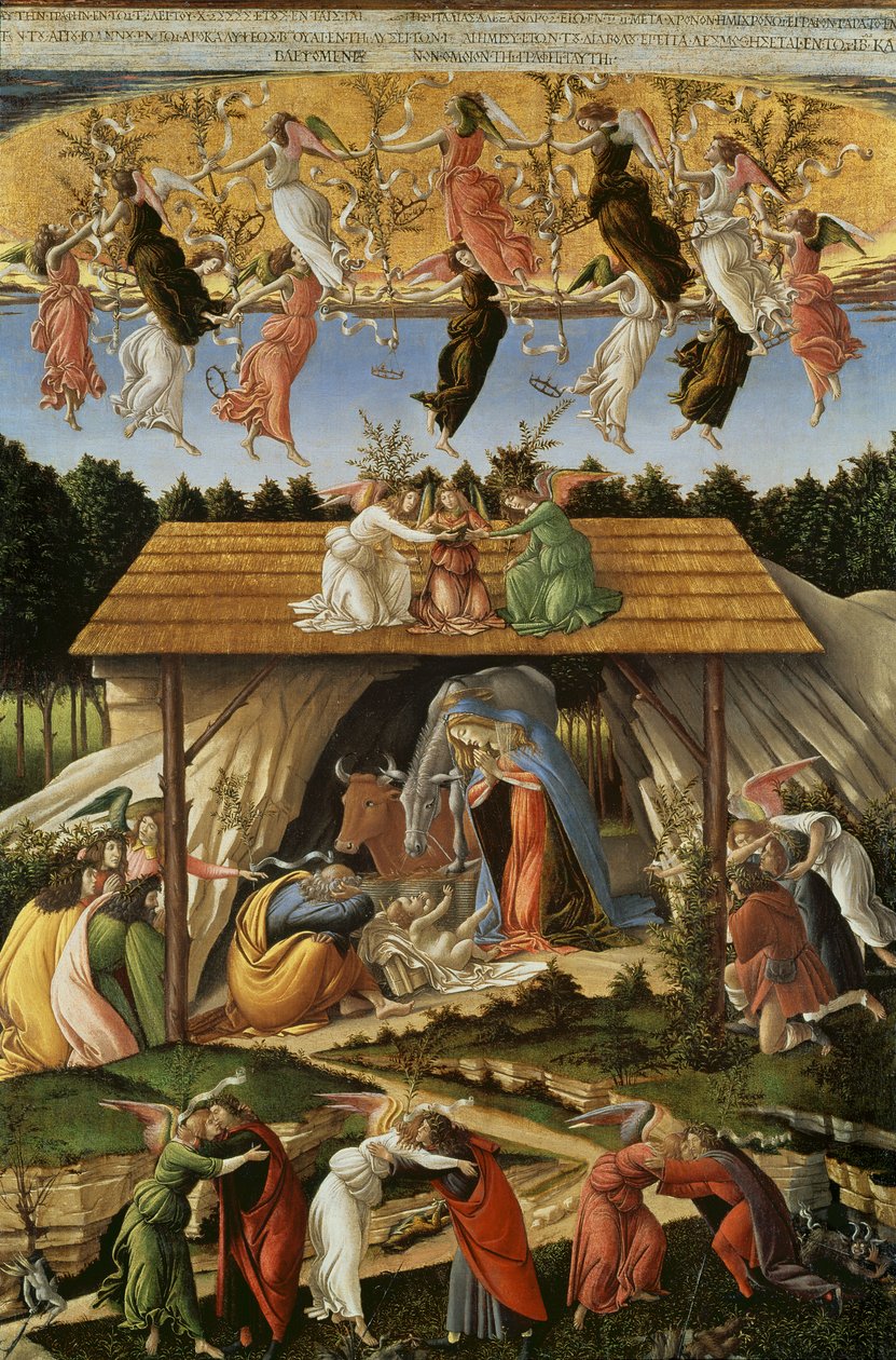 Mystische Geburt, 1500 von Sandro Botticelli