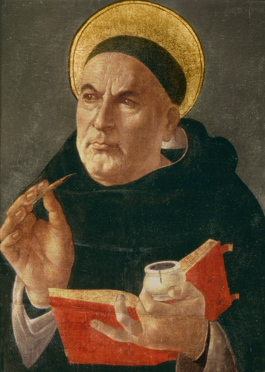 St. Thomas von Aquin von Sandro Botticelli