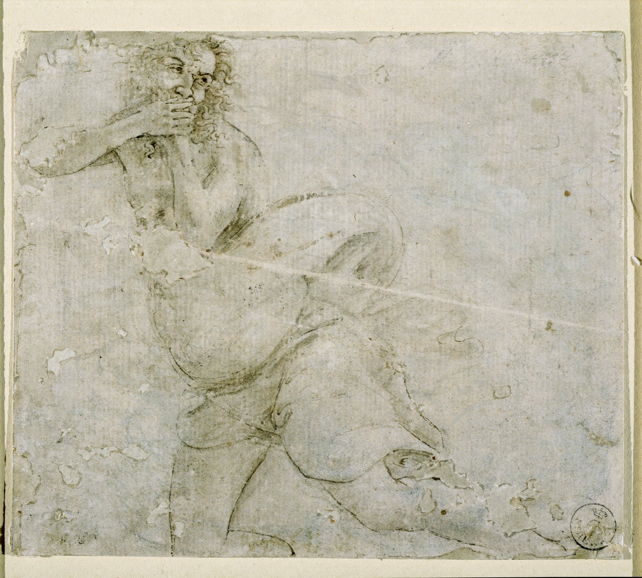 Studie eines Mannes von Sandro Botticelli