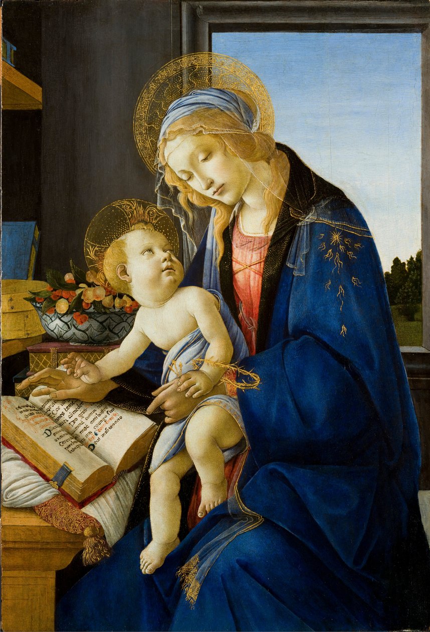 Die Jungfrau und das Kind von Sandro Botticelli