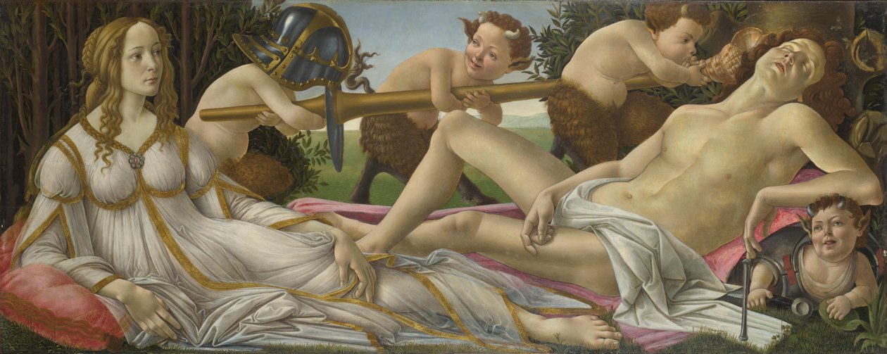 Venus und Mars von Sandro Botticelli