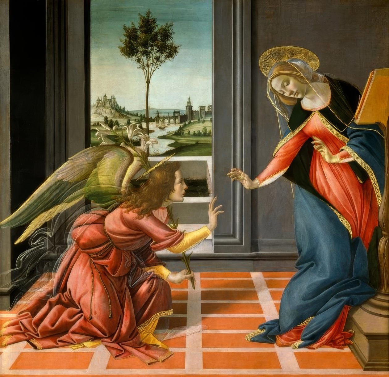 Verkündigung an Maria von Sandro Botticelli