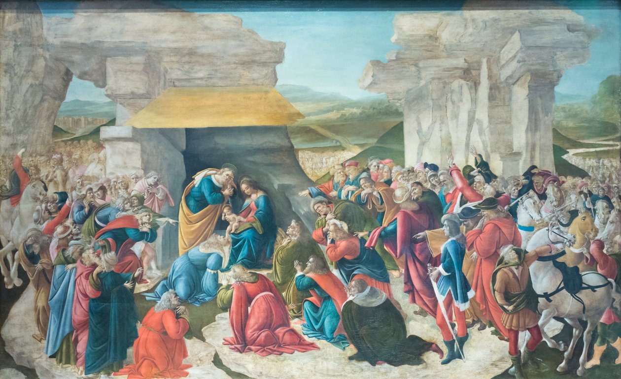 Anbetung der Könige von Sandro Botticelli