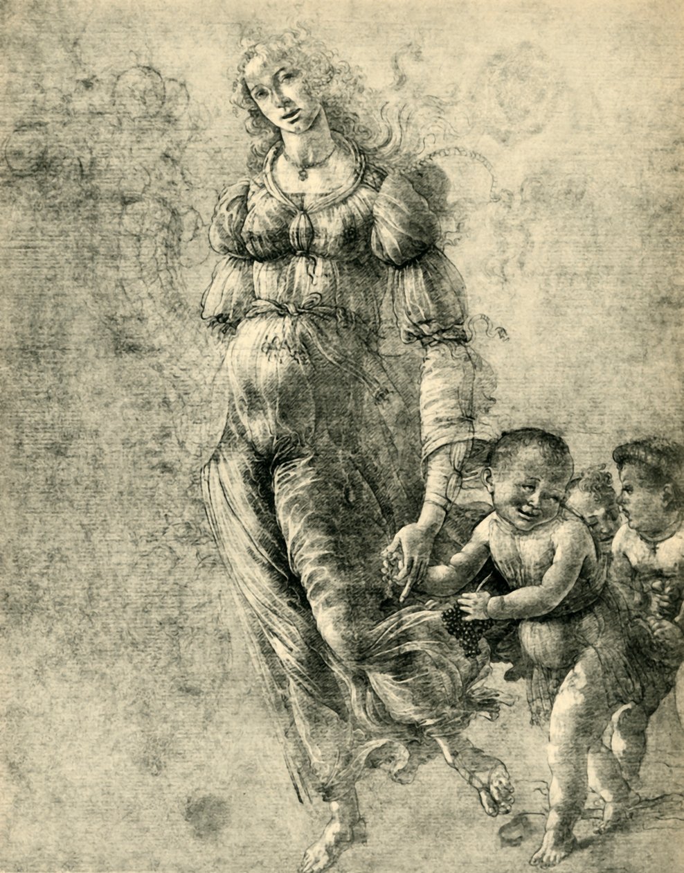 Überfluss oder Herbst, 1480-1485, 1943 von Sandro Botticelli