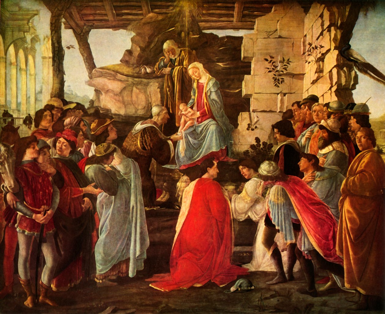 Anbetung der Könige von Sandro Botticelli
