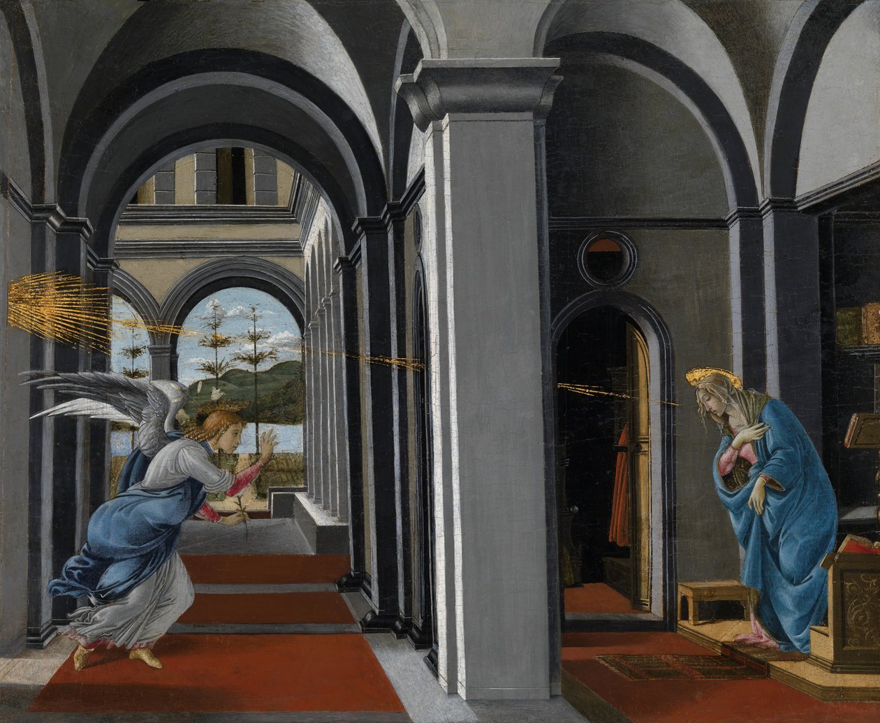 Verkündigung von Sandro Botticelli