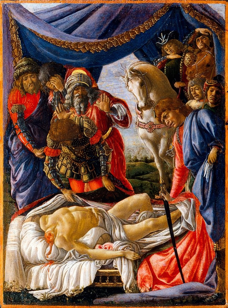 Auffindung des toten Holofernes von Sandro Botticelli