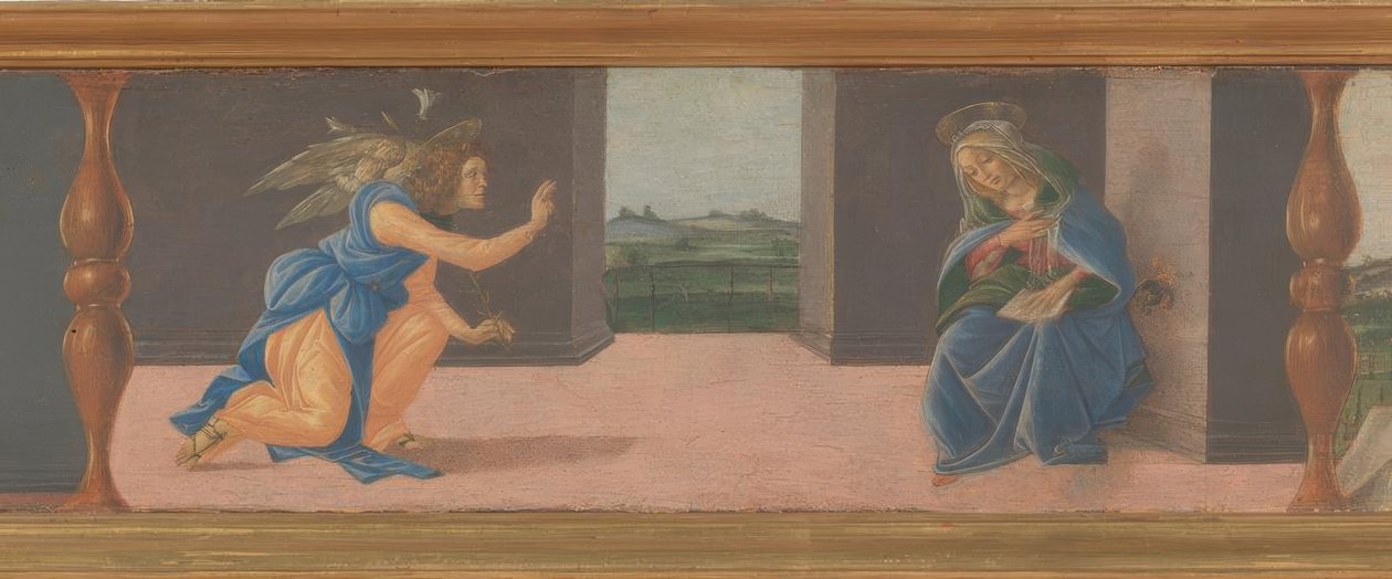 Die Verkündigung an Maria von Sandro Botticelli