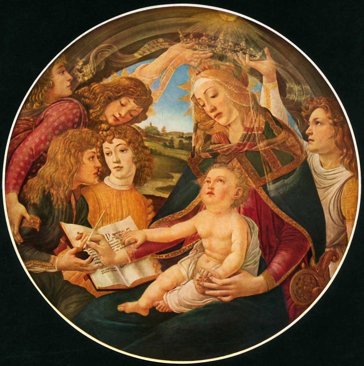 Madonna des Magnificat, 1481, 1937 von Sandro Botticelli