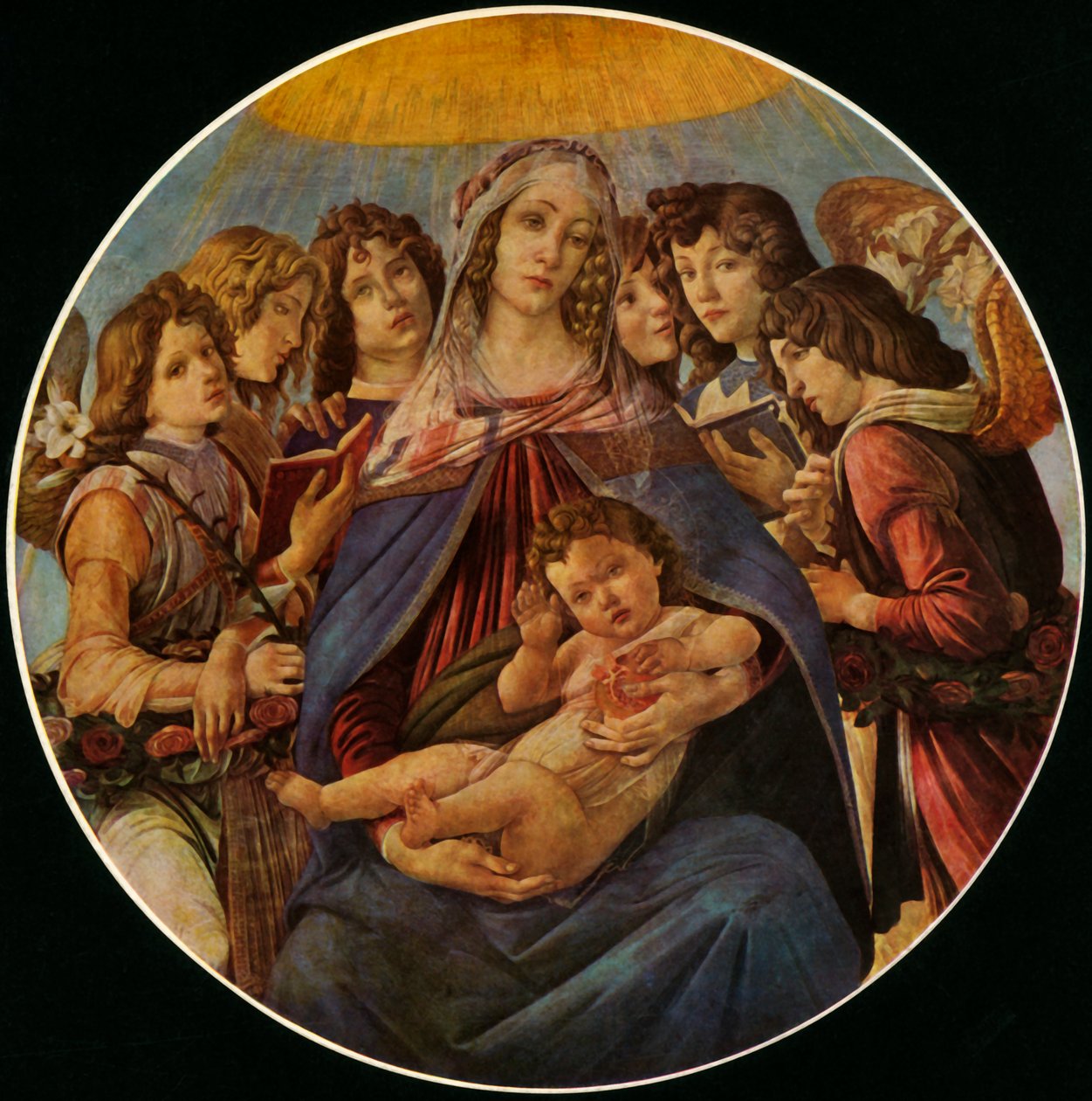 Madonna des Granatapfels, ca. 1487, 1937 von Sandro Botticelli