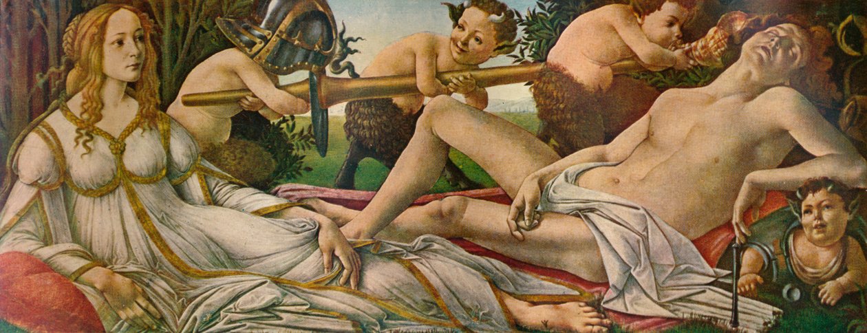 Mars und Venus, ca. 1485, 1911 von Sandro Botticelli