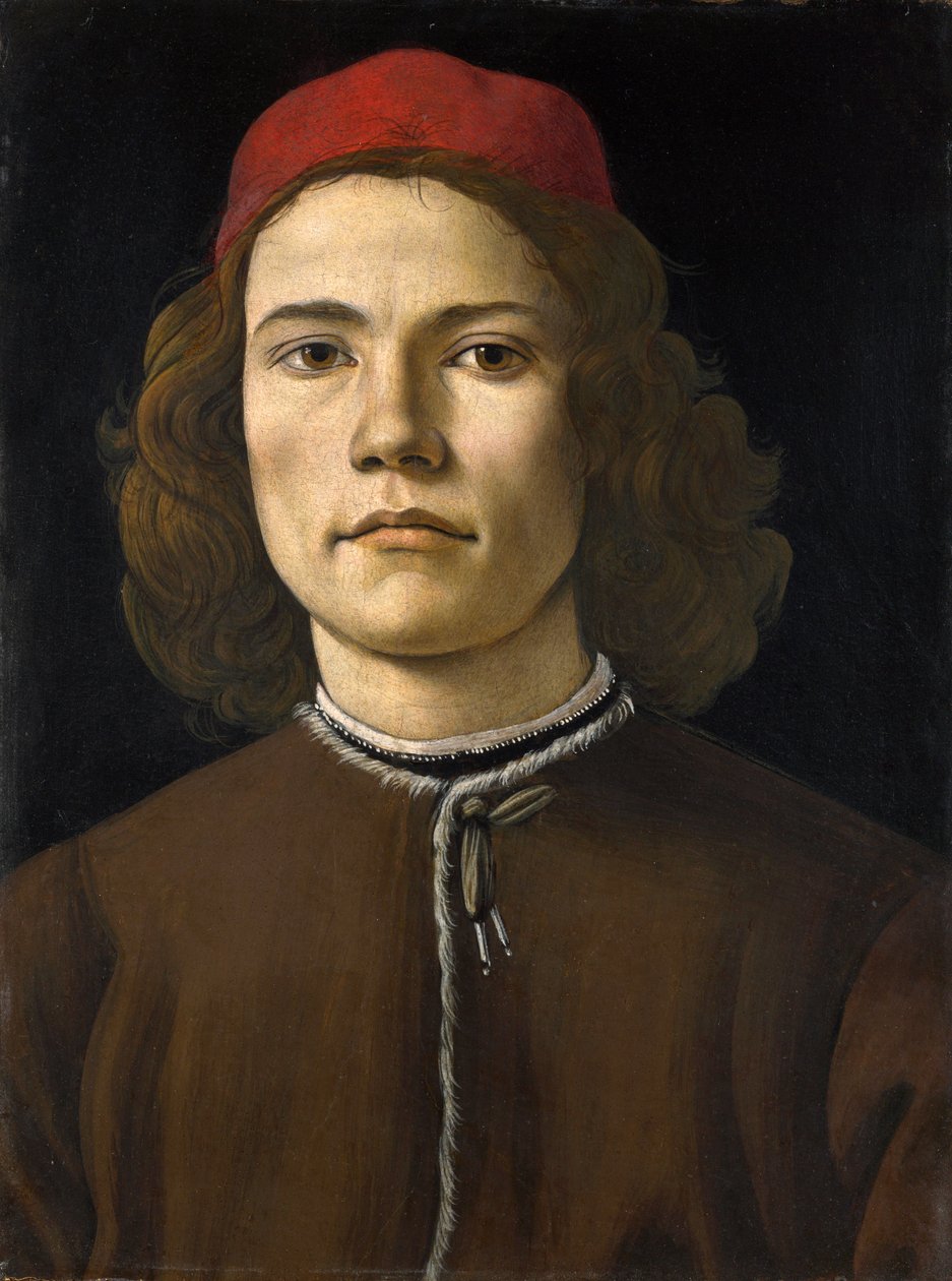 Porträt eines jungen Mannes von Sandro Botticelli