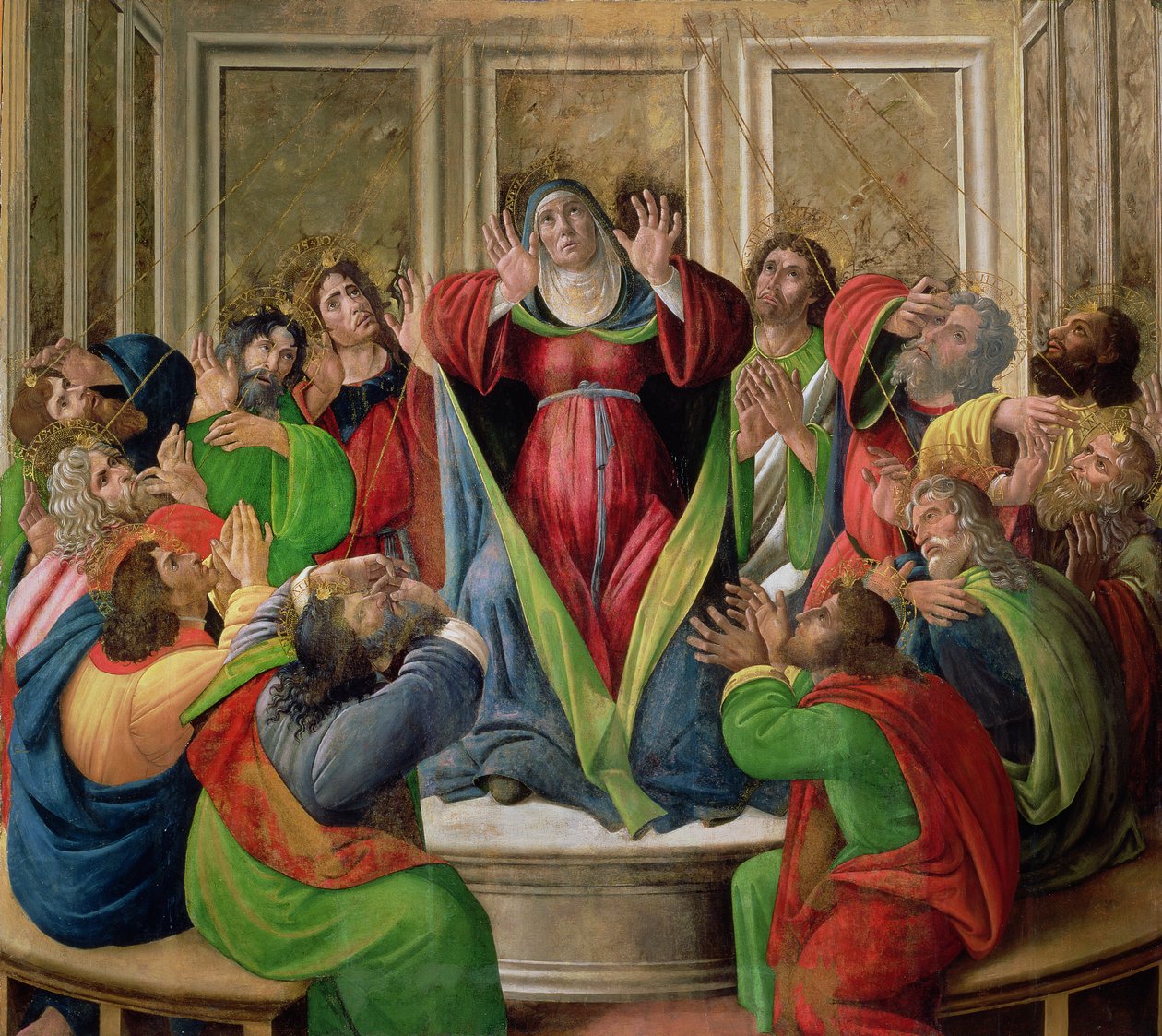 Der Abstieg des Heiligen Geistes, 1495-1505 von Sandro Botticelli