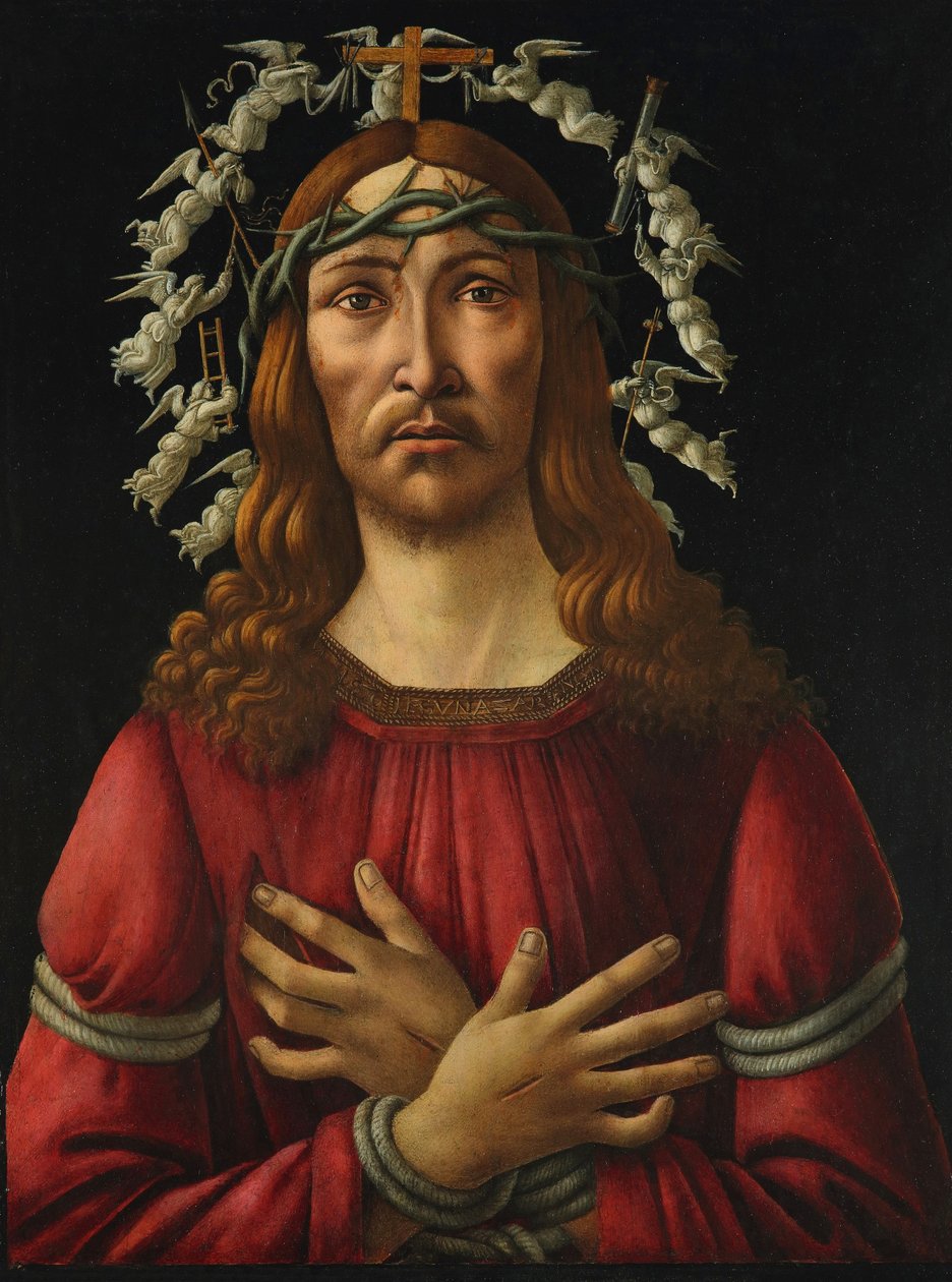 Der Schmerzensmann von Sandro Botticelli