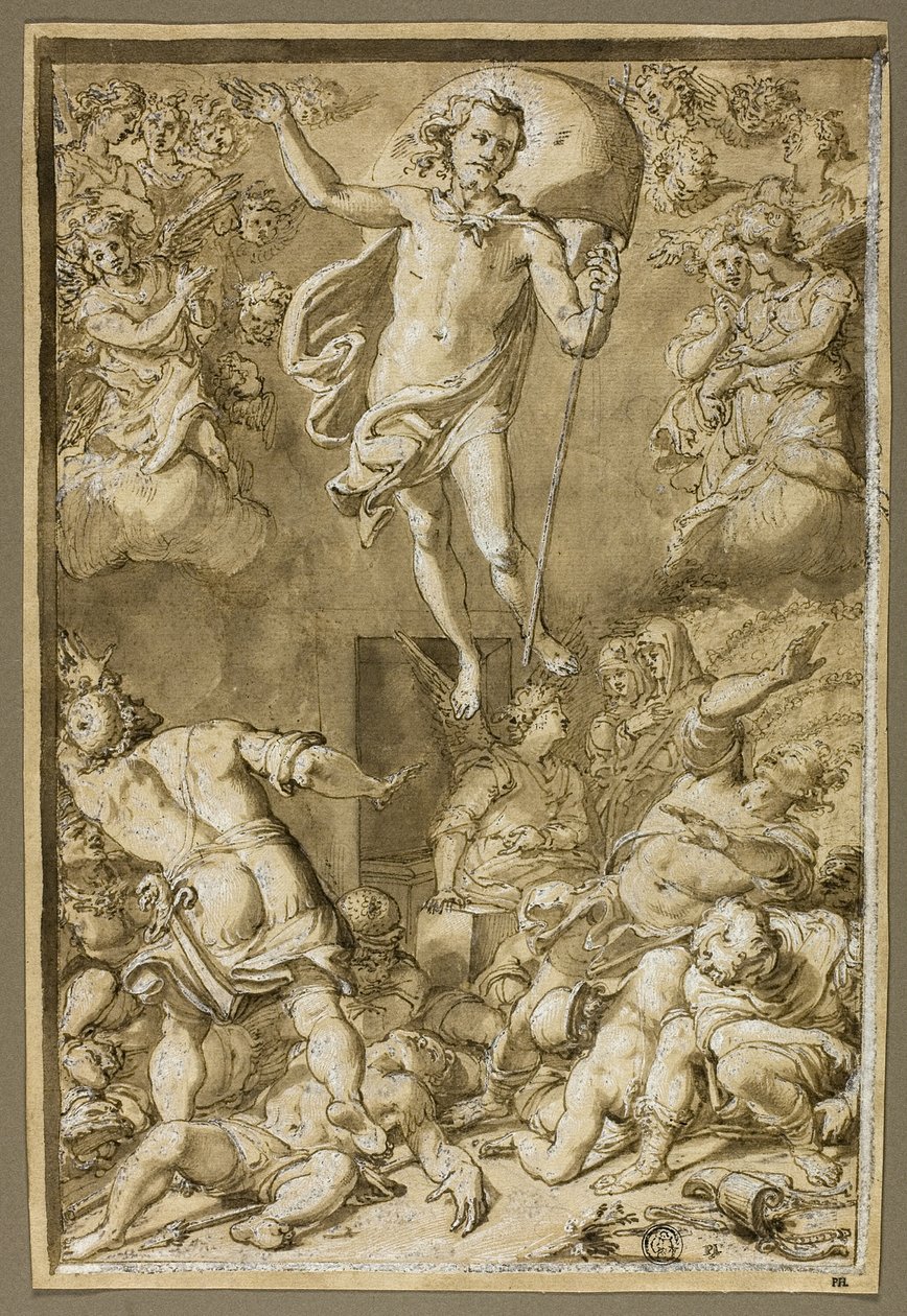 Studie zur Auferstehung von Santi di Tito