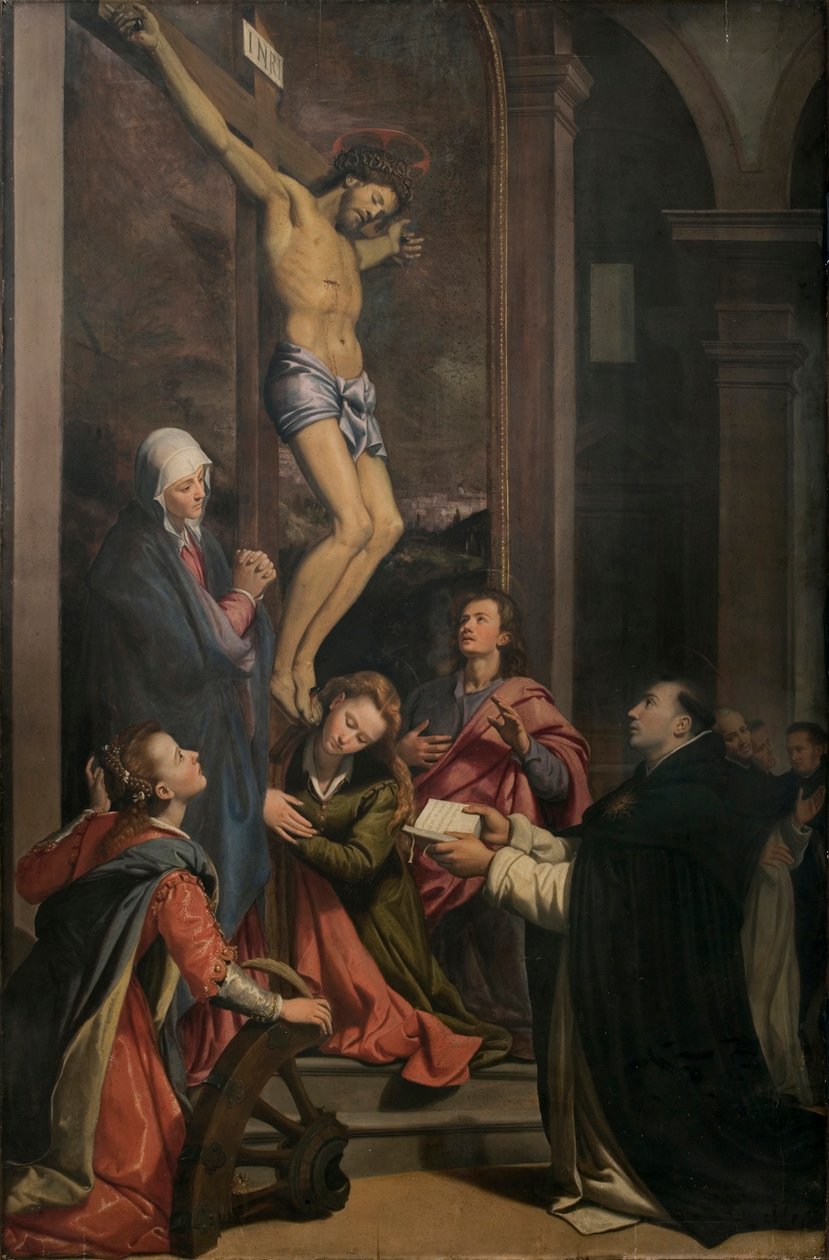 Vision des Heiligen Thomas von Aquin von Santi di Tito