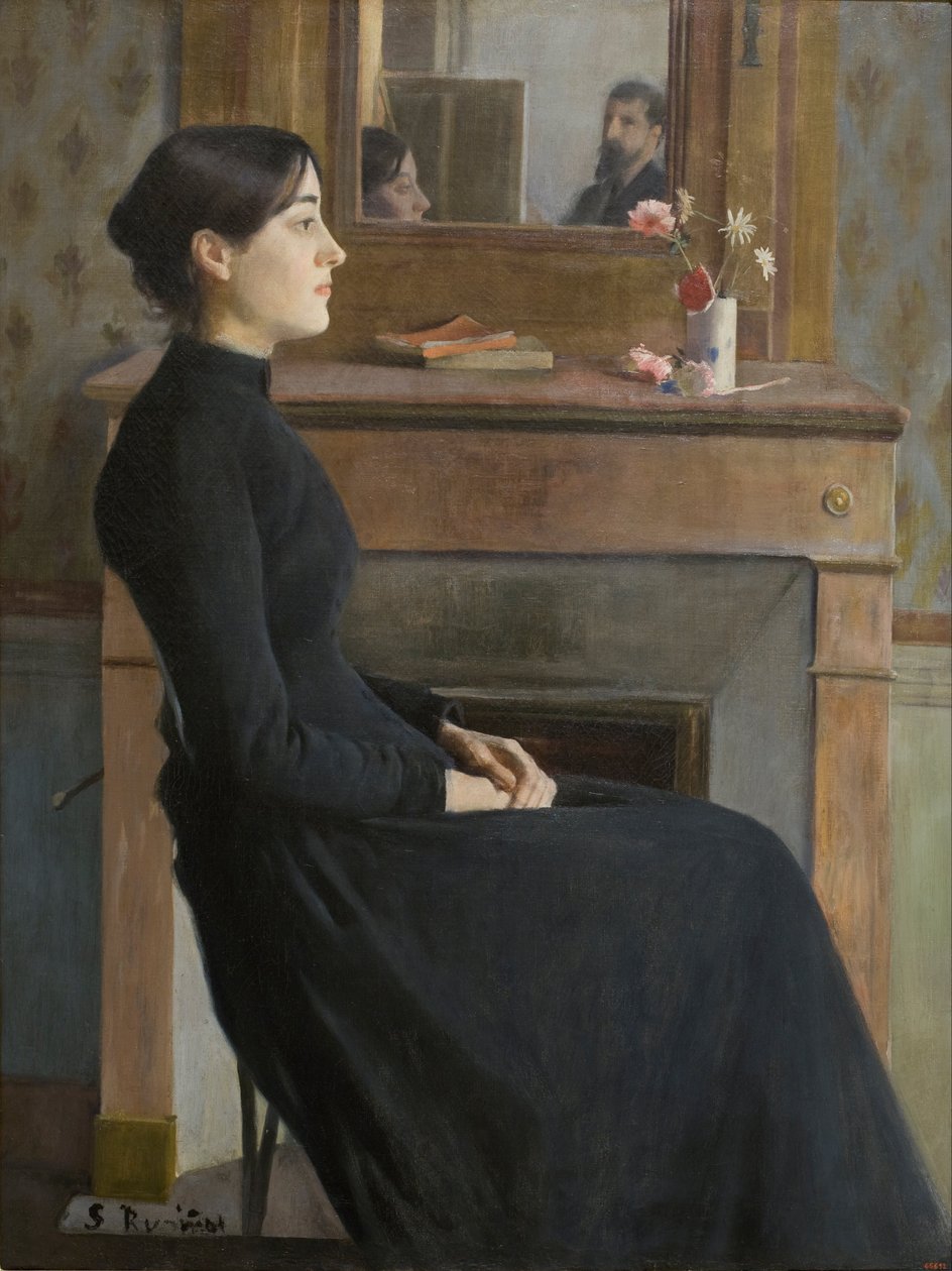 Weibliche Figur von Santiago Rusiñol