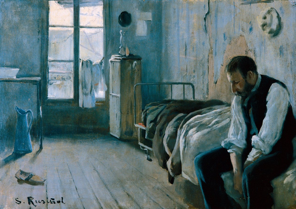 Mein Zimmer in Paris von Santiago Rusinol i Prats