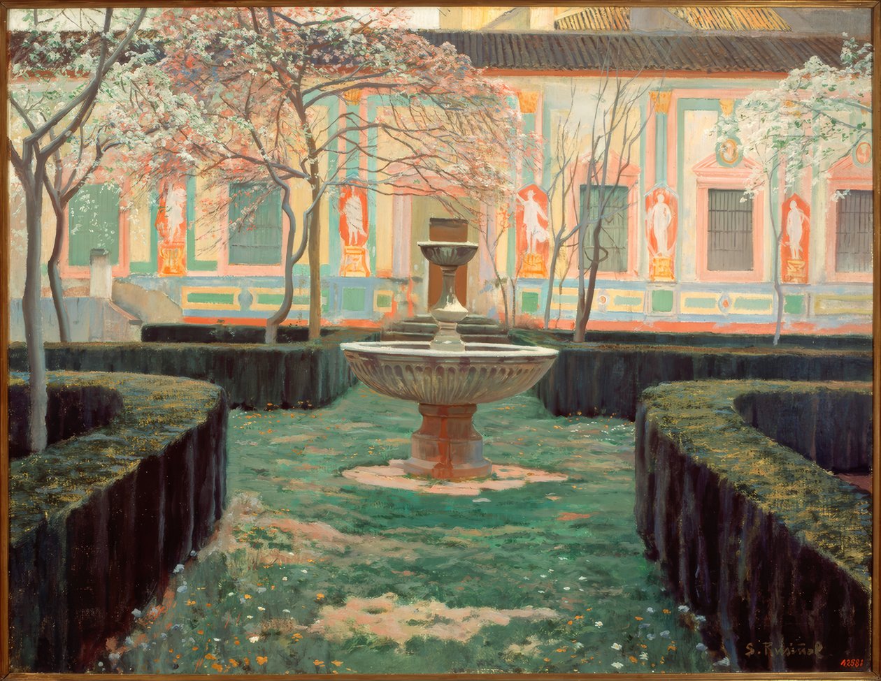 Verlassener Garten von Santiago Rusiñol