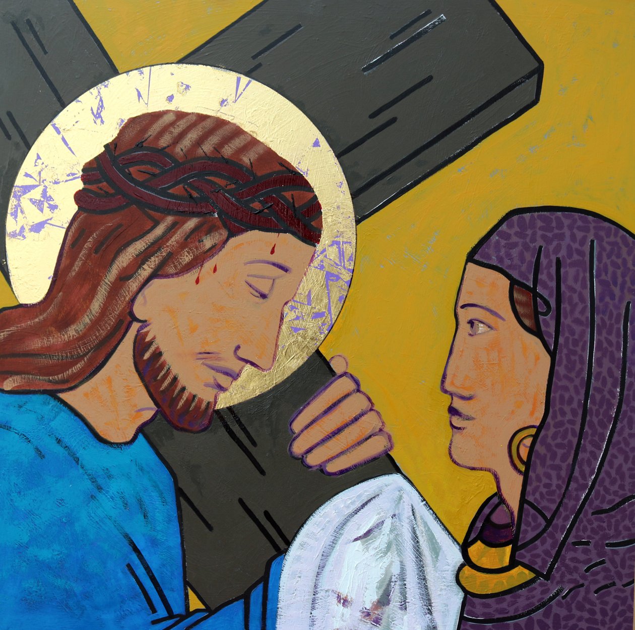 Jesus und Veronika von Sara Hayward