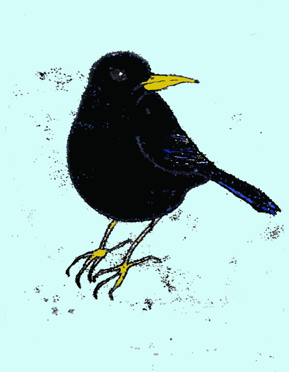 Amsel, 2009 von Sarah Thompson Engels
