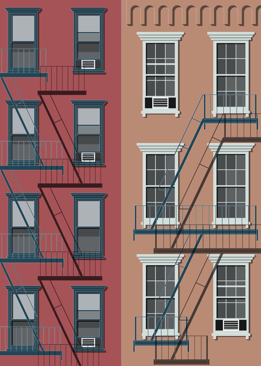 New Yorker Stadthaus, 2017 von Sarah Evans